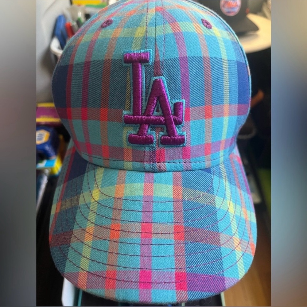 Los Angeles Dodgers Multicolor New Era 59FIFTY MLB Genuine Merchandise Hat 7 1/4
